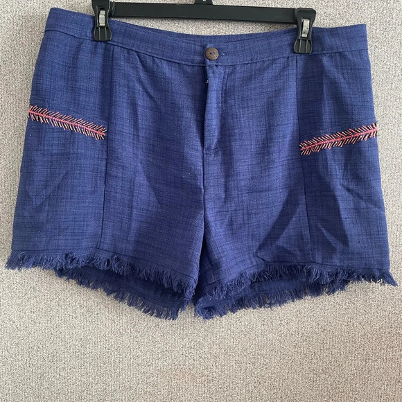 Miss Me Blue Bermudas - Picture 1 of 7